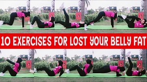 10 EXERCISES (LOST YOUR BELLY FAT) TABATA WORKOUT FOR WOMEN | Diet Workout