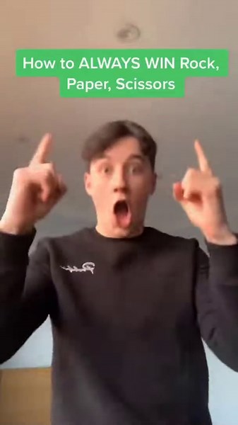 Tips and tricks that increase your chances at rock-paper-scissors