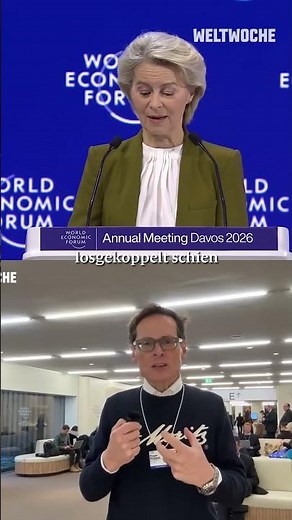 EU-Euphorie am WEF: Ursula von der Leyens irritierende Rede in Davos