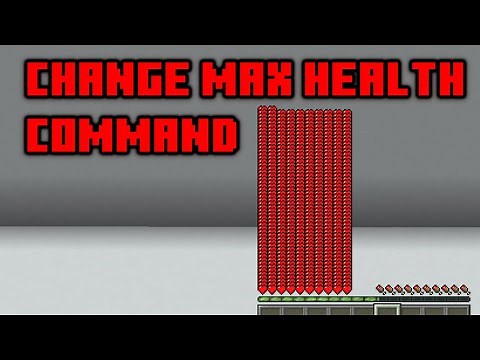 Change Health in Minecraft | attribute generic max health command in minecraft tutorial #shorts
