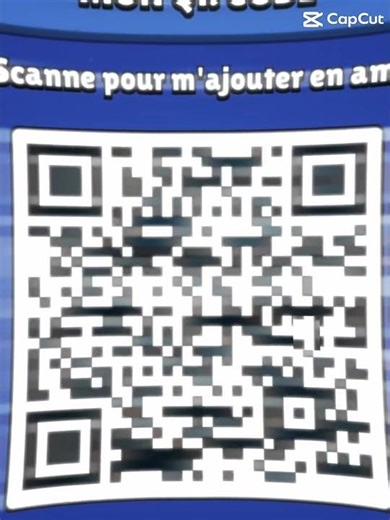 Voici mon Qr code ! SVP ajoutez moi ❤️