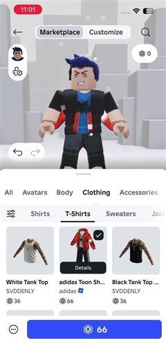 How to change clothing and others on roblox #shortsviral #viral #roblox