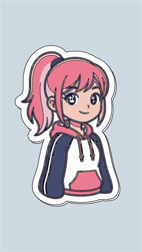 Easy Anime Girl Drawing Tutorial for Beginners! with Chillify