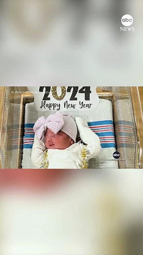 Families across the country celebrated New Year's Day by welcoming new life. Meet some of the first babies born in 2024! https://abcnews.visitlink.me/jCEiqJ | ABC News
