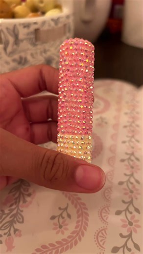 Bedazzled Eos lip balm 💐🫶🏻🎀#bedazzled #eos #lipbalm