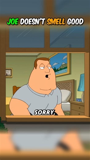 You don't smell good Joe 😅😅😅 #familyguy #joeswanson #shorts #comedy