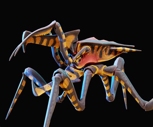 ArtStation - Starship Troopers: Arachnid Warrior | Game Assets