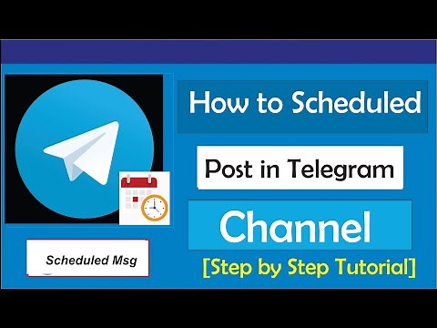 How to Schedule Posts in Telegram Channel