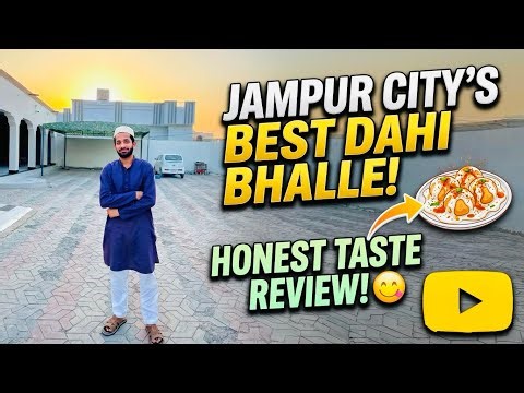 Jampur City's Best Dahi Bhalle! 😋 | Honest Taste Review