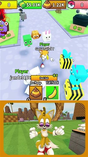 💩 Tails vs THE BIGGEST POOP! | Tails Plays Roblox