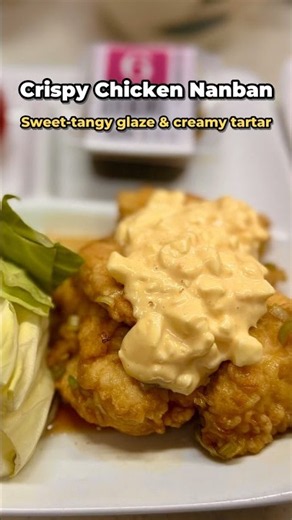 Crispy Chicken Nanban 🍗 Sweet-Tangy Glaze & Homemade Tartar Sauce