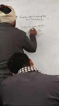 Question from chemical kinetics ( Based on Order of Reaction)