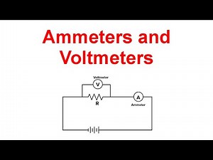 How do Ammeters and Voltmeters in Circuits work?