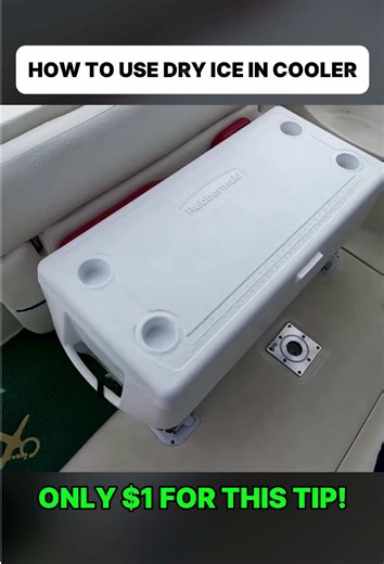 HOW TO USE DRY ICE IN COOLER #Cooler #howtotiktok #diyproject #diyhome #project
