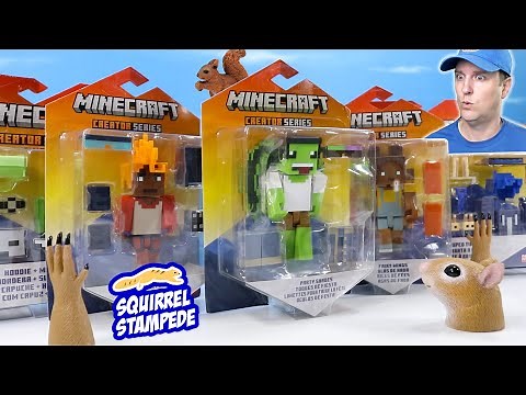 Minecraft Creator Series Customize Action Figures Skins Mix Review