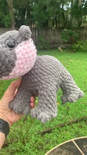 Baby Hippo Crochet Pattern: Low Sew Amigurumi (PDF Pattern) - Etsy