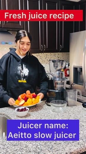 Sukhjiven Sidhu on Instagram: "Home made fresh juice #juice #aeittoslowjuicer #amazon #healthy #followｍe https://www.wayfair.ca/dining/pdp/aeitto-juicer-machines-49-extra-large-feed-chute-for-whole-fruits-and-vegetables-aitt1008.html?piid=107821757"