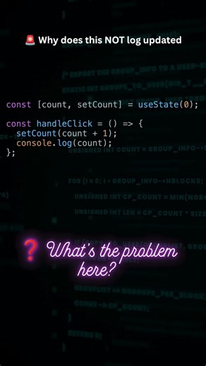 Why React Logs the Old State Value 🤯