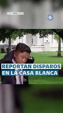 La Casa Blanca, bajo alerta tras reportes de disparos cerca de Trump #shorts