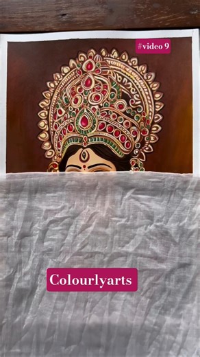DEVI DURGA MAA ART #art #durgamaa #loveartwork