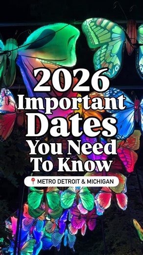 Comment 2026 & I’ll send you the full list with all the details, ticket 🔗, etc! Grab your calendar and mark down these events! (If something is not listed, it may be because dates haven’t been released yet 😉, but let me know if I missed any of your favorites!) #thingstodometrodetroit #detroit #detroitmi #metrodetroit | Things To Do Metro Detroit