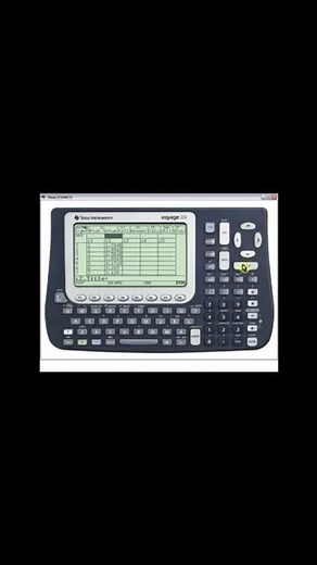 Cómo Calcular las Variables Estadísticas con la Calculadora Graficadora Voyage 200 Texas Instruments