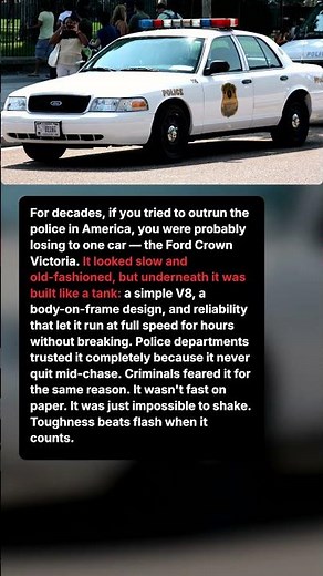 The Police Car That Cost Criminals Their Escape