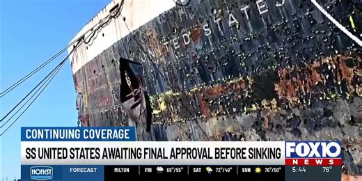 Project moves ahead for SS United States, opposition continues environmental fight