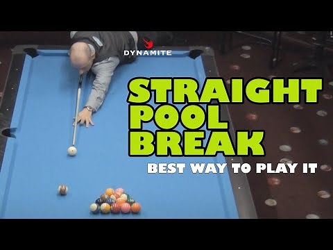 Straight Pool Break Shot | Tiger Cue Tip