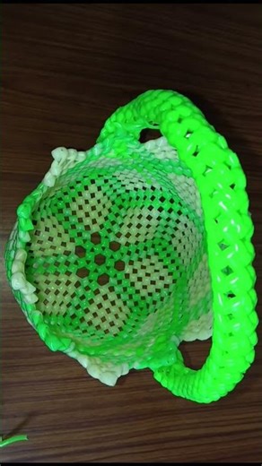 two types of box knot handle for beginners #song #cute #plastic #plasticwirekoodai #pleasesubscribe