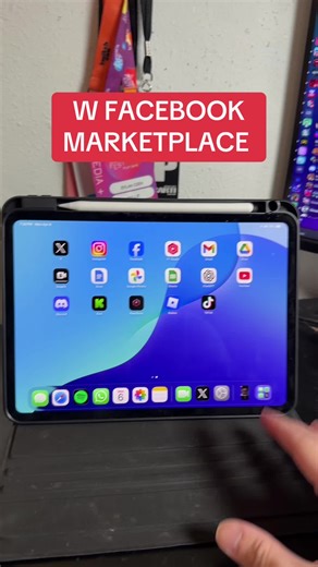 W Facebook marketplace w deal? #ipadpro #dyllie #tech #greenscreen | iPad