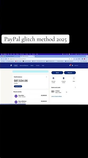 New PayPal tutorial with linkable process (educational method) #glitch #paypalcash #viralvideo