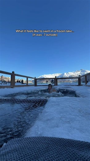 Experiencing the Coldest Ice Bath in Switzerland