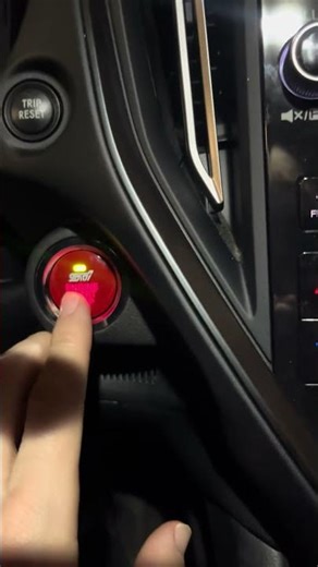 STi push start button - SUBARU OEM