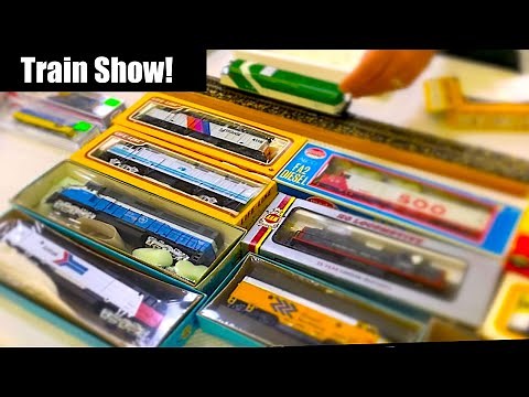 Train Show - Looking for Vintage Locomotives & Trains - Found 4 F40PHs!