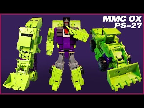 변신과정 MMC OX ps-27 DELETUS 스크래퍼 데바스테이터 | how to transform Scrapper Devastator