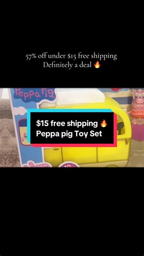 Amazing Peppa Pig Toy Set - 57% Off with Free Shipping!