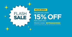 1.2K views · 41 reactions | Stop what you're doing, it's a FLASH SALE! Shop Online TODAY to get in on these prices! https://bit.ly/2nU3E0W | Dollar General | Facebook