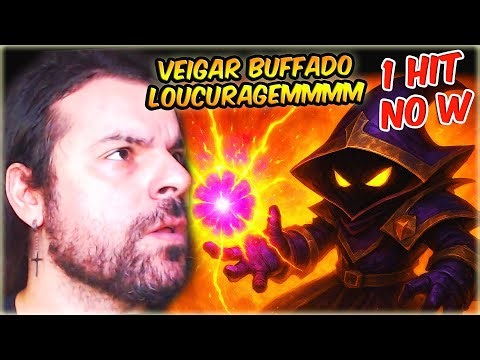 BUFFARAM O VEIGAR E ELE NÃO PRECISA MAIS DE R = O W JÁ DELETA GERAL! O "W" TA DANDO 1 HIT, INSANO!