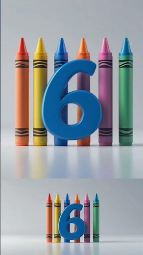 Apprendre le chiffre 6 facilement avec des objects amusants !