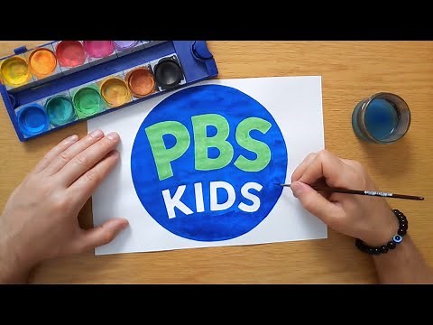 new PBS KIDS logo 2022 - painting