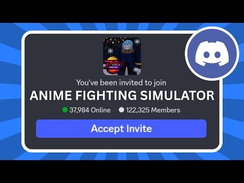 How to Join Anime Fighting Simulator Discord Server
