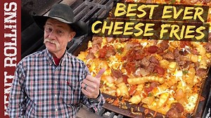 Get ready to wrap a lip around the best cheesy bacon steak fries you've ever had folks! Grab the printable recipe here: https://kentrollins.com/best-ever-cheese-fries-crispy-bacon-cheesy-steak-fries/ Watch the full video on YouTube here: https://www.youtube.com/watch?v=xtMUeaGXiZY&t=14s | Kent Rollins