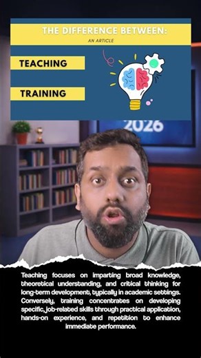 Teaching And Training Difference B.Ed | B.Ed 2nd Sem Learning And Teaching June 2026