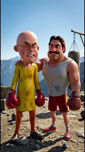 Boxer train patlu for motu revenge#ai #motupatlu #cartoon #emotional #shortsl