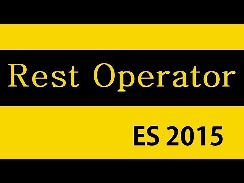 ES6 and Typescript Tutorial - 13 - Rest Operator