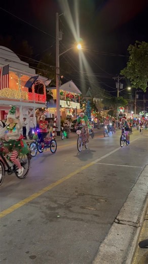 Today was the Holiday Lighted Bike Parade! I went live on my Facebook, I'm not allowed to go live here until we've been here 60 days! Check it out here or go check out the live | The Local Side of Key West Podcast