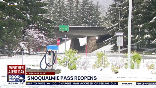 Snoqualmie Pass reopens on I-90 after heavy snow closure
