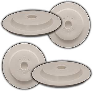 4-ct Machinery Moving Sliders, Wheeless, Compare to Heavy Equipment Machine Moving Dolly, Skates, Rollers (Multi-Directional)