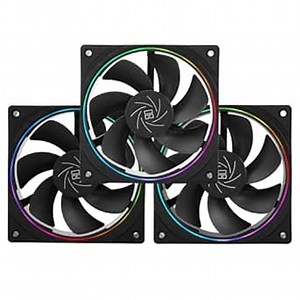 Thermalright TL-S12R X3 CPU Fan 120mm Reverse Fan Case Cooler Fan Comes with ARGB Lighting,CPU Cooling Fan with 1500RPM Speed,Black PC PWM Silent Computer Fan,Set of Fans
